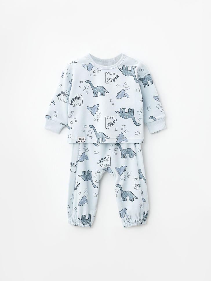 Пижама с принтом для малышей