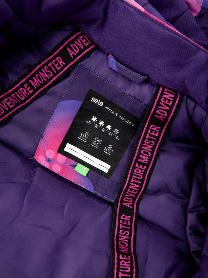 Куртка из технологичной мембраны для девочек - фото 10