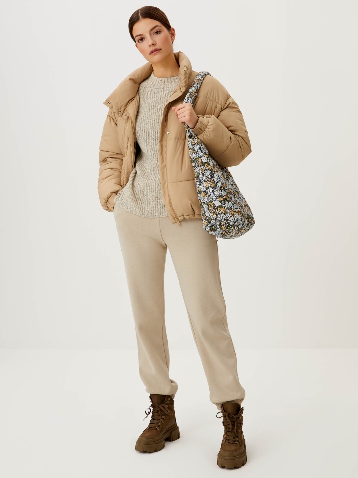 Джоггеры из плотного трикотажа, Бежевый
Джоггеры из плотного трикотажа, Бежевый