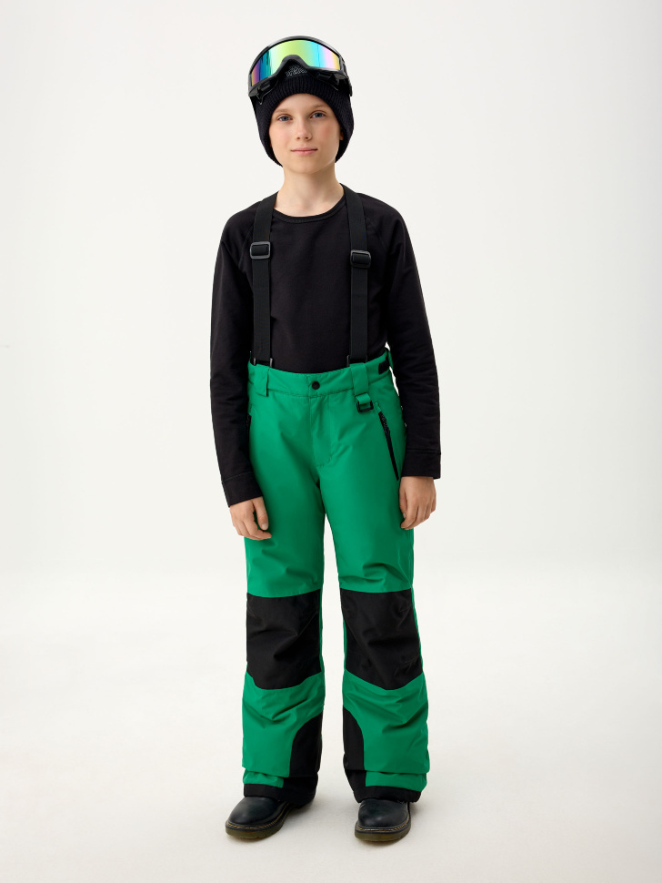 Горнолыжные брюки из технологичной мембраны детские горнолыжные брюки из технологичной мембраны для девочек