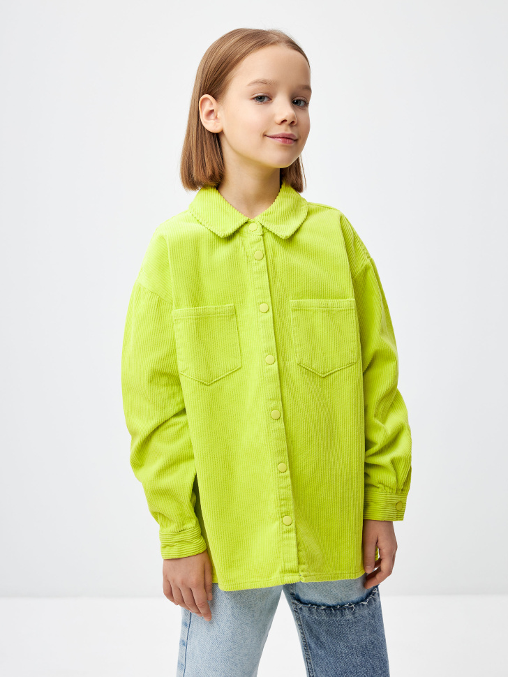 Вельветовая рубашка для девочек
Вельветовая рубашка для девочек