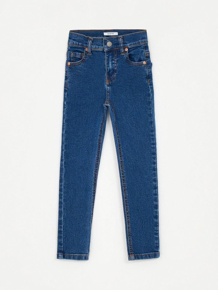 Джинсы Slim fit для девочек джинсы slim fit синие