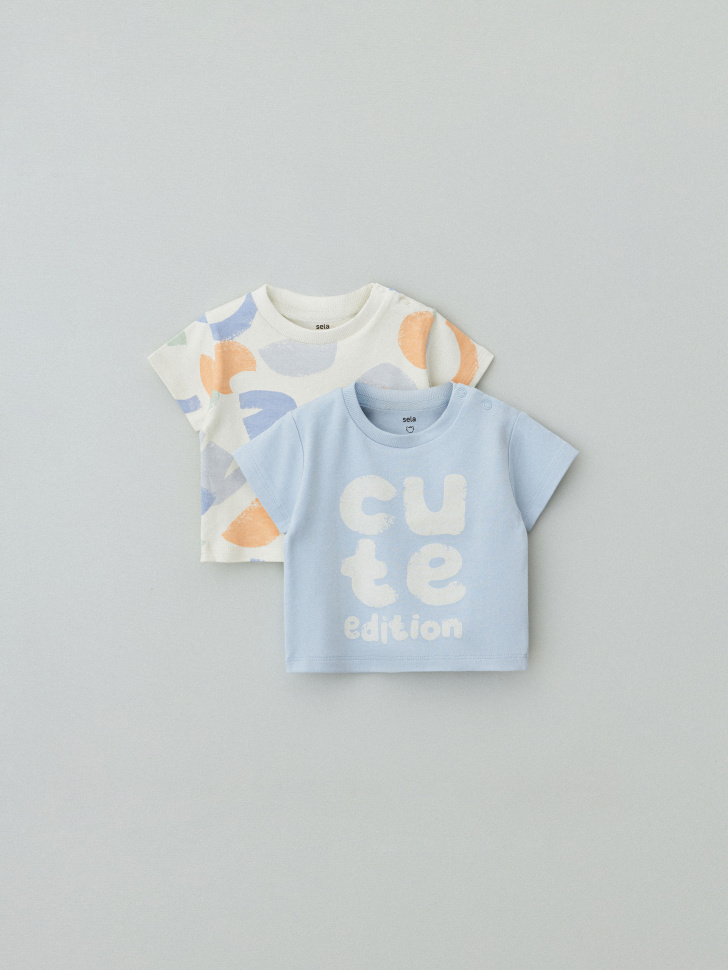 Набор из 2 футболок для малышей