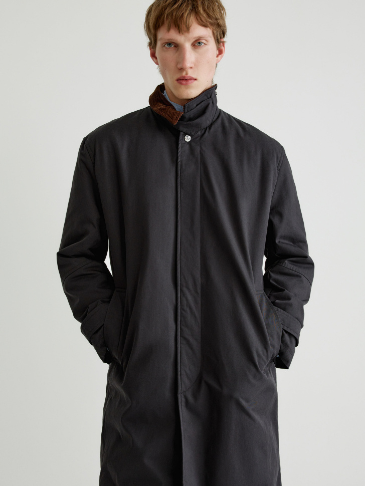 Утепленный тренч с вельветовым воротником, SL6802111301
Утепленный тренч с вельветовым воротником, SL6802111301