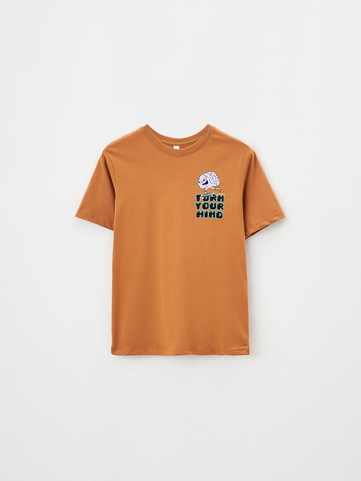 Футболка оверсайз с принтом для мальчиков 
Футболка оверсайз с принтом для мальчиков