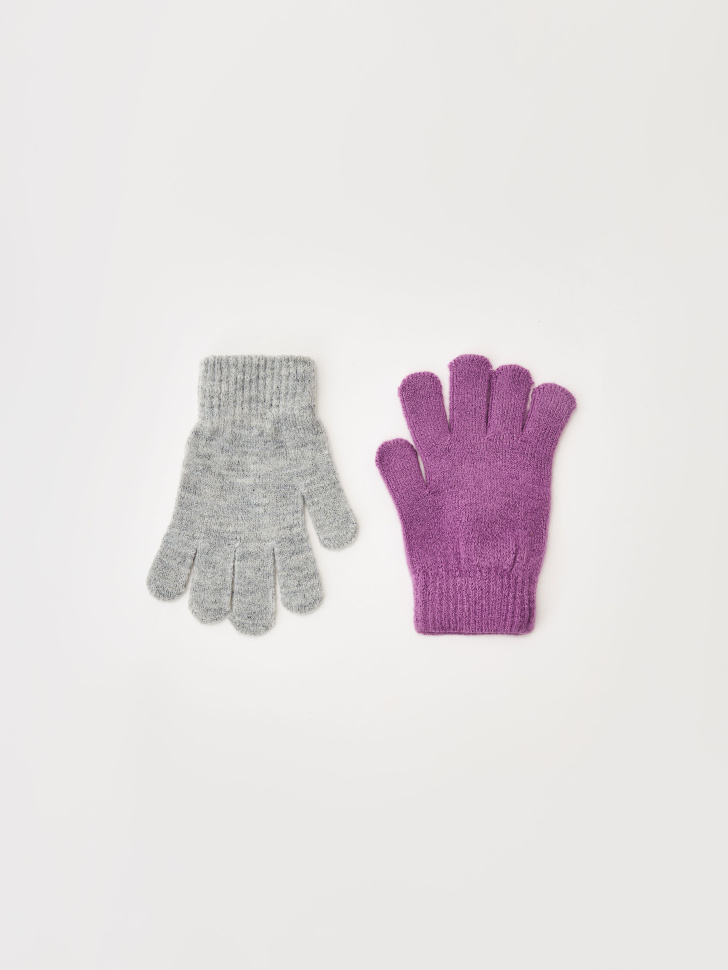 Набор из 2 пар перчаток для девочек