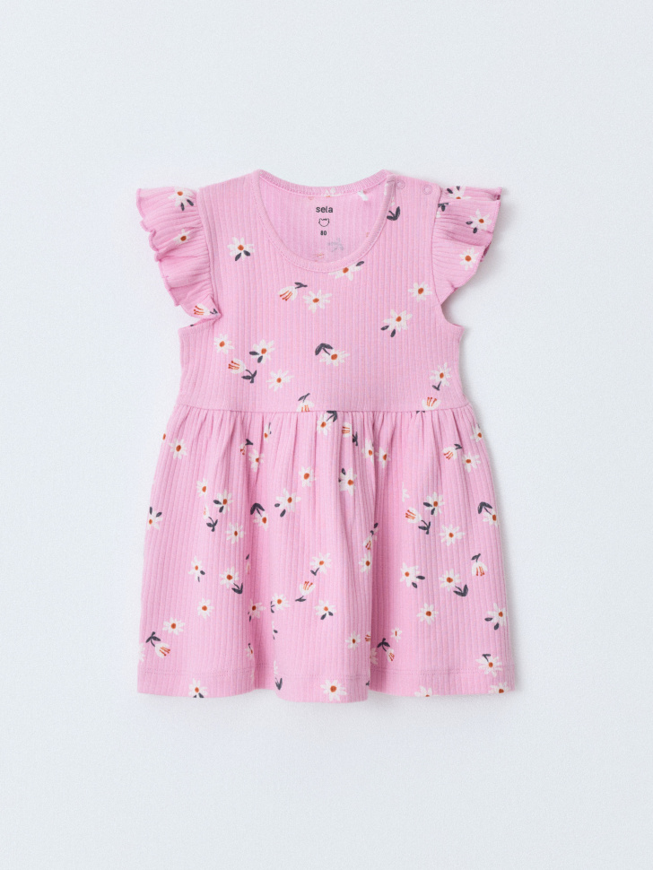 Трикотажное платье для малышей