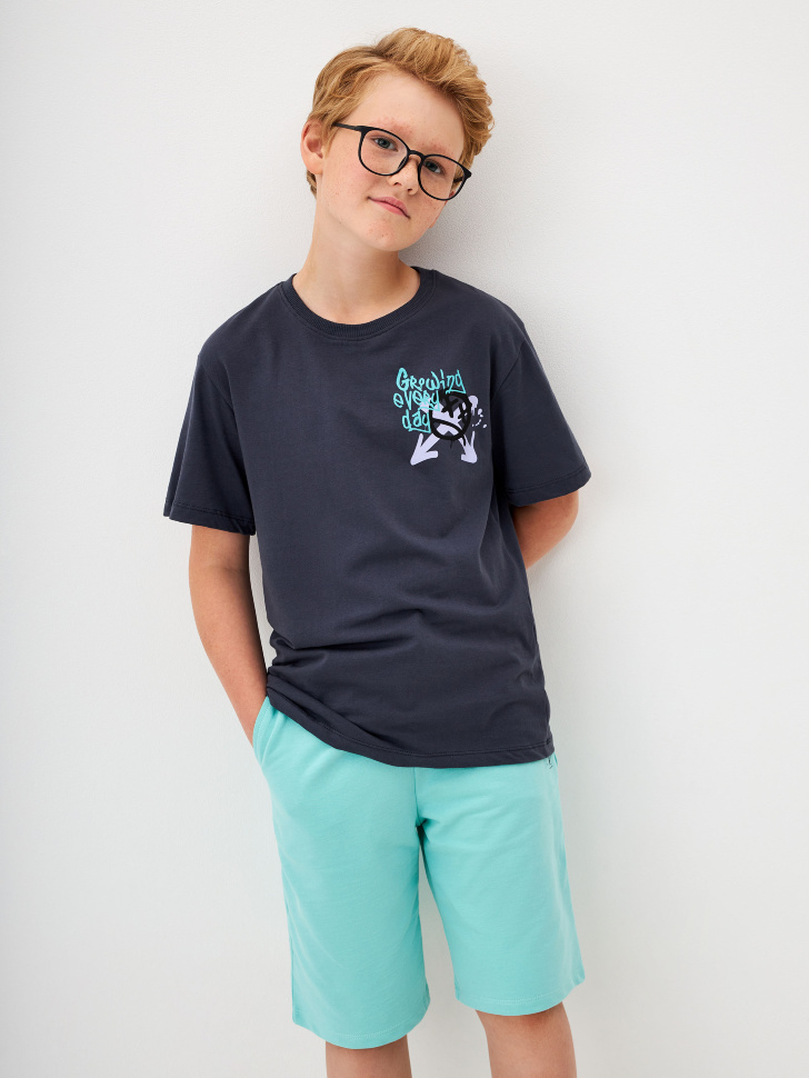 Футболка оверсайз с принтом для мальчиков
Футболка оверсайз с принтом для мальчиков