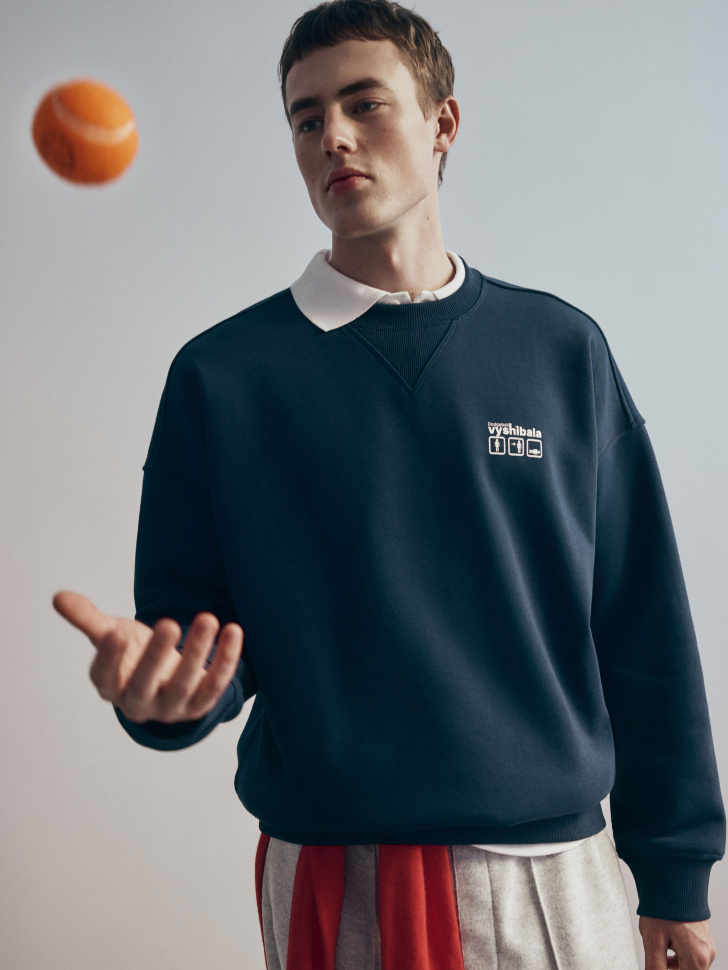 Свитшот оверсайз с принтом, SL6801110401
Свитшот оверсайз с принтом, SL6801110401