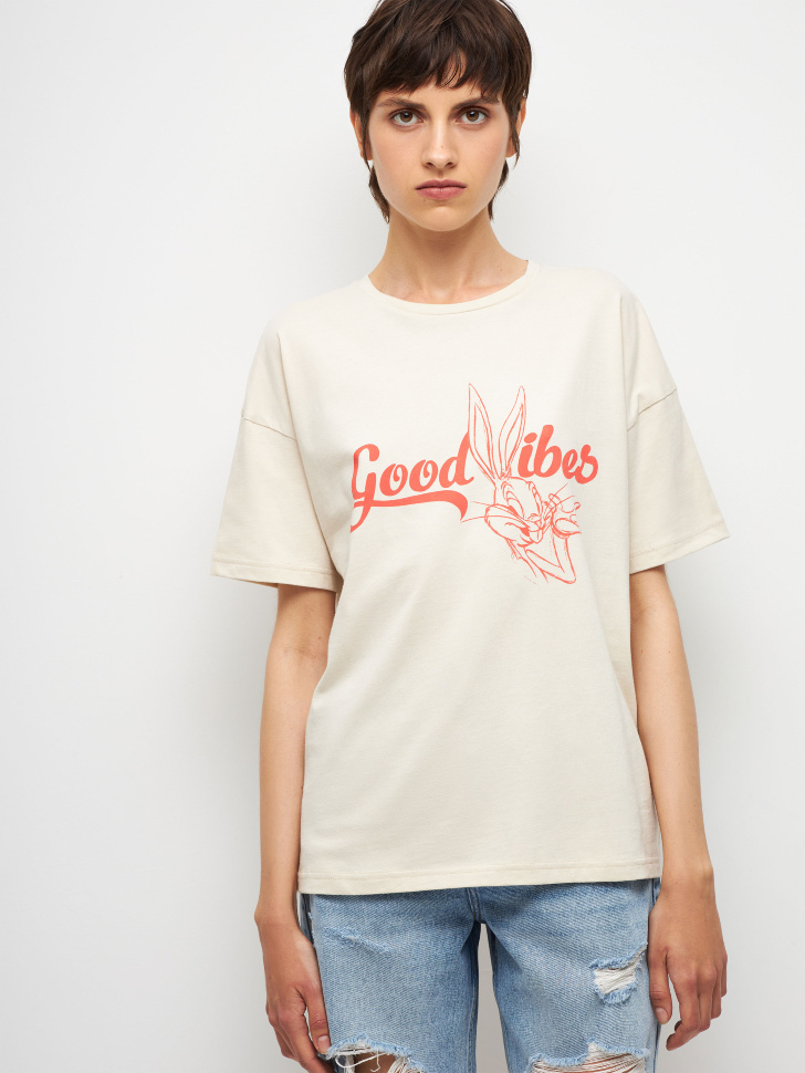 Футболка с принтом Looney Tunes, Белый
Футболка с принтом Looney Tunes, Белый