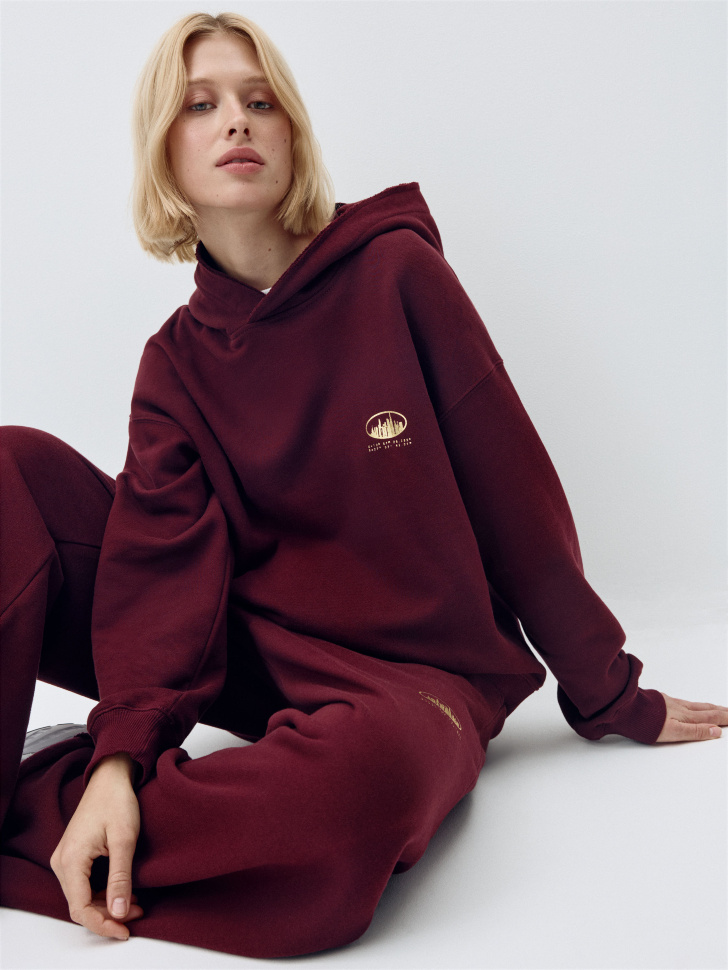 Худи оверсайз с принтом 
Худи оверсайз с принтом