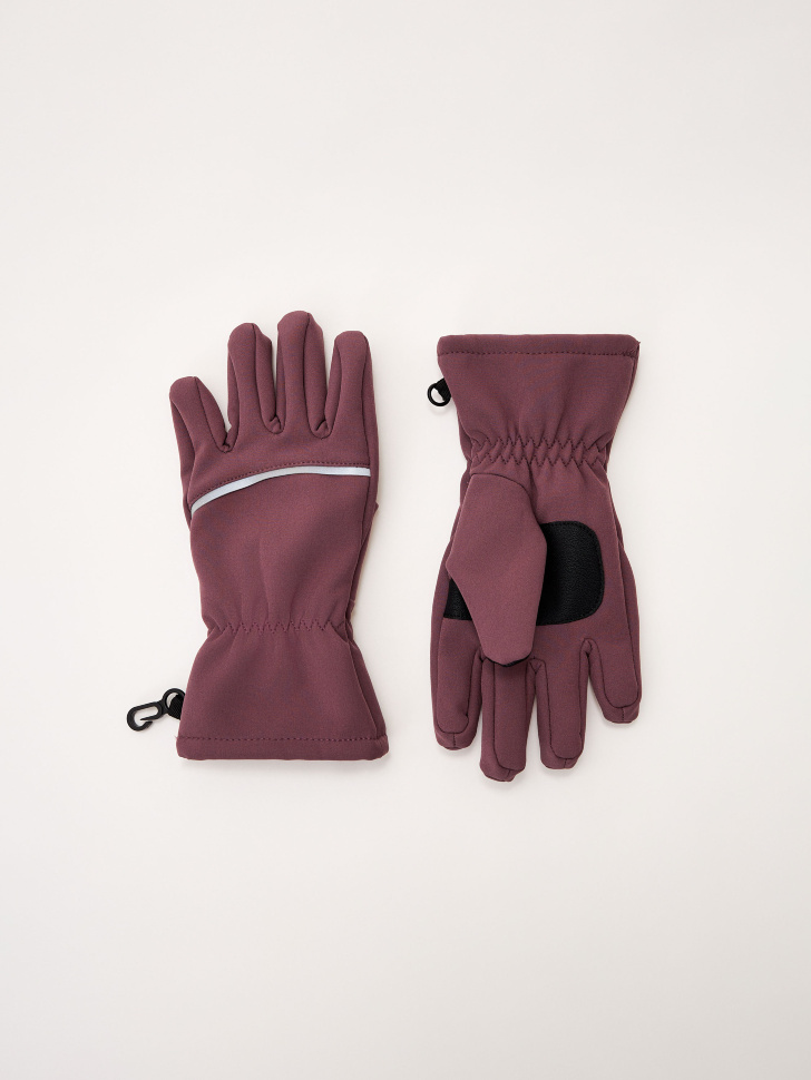 Непромокаемые перчатки softshell для девочек - фото 1