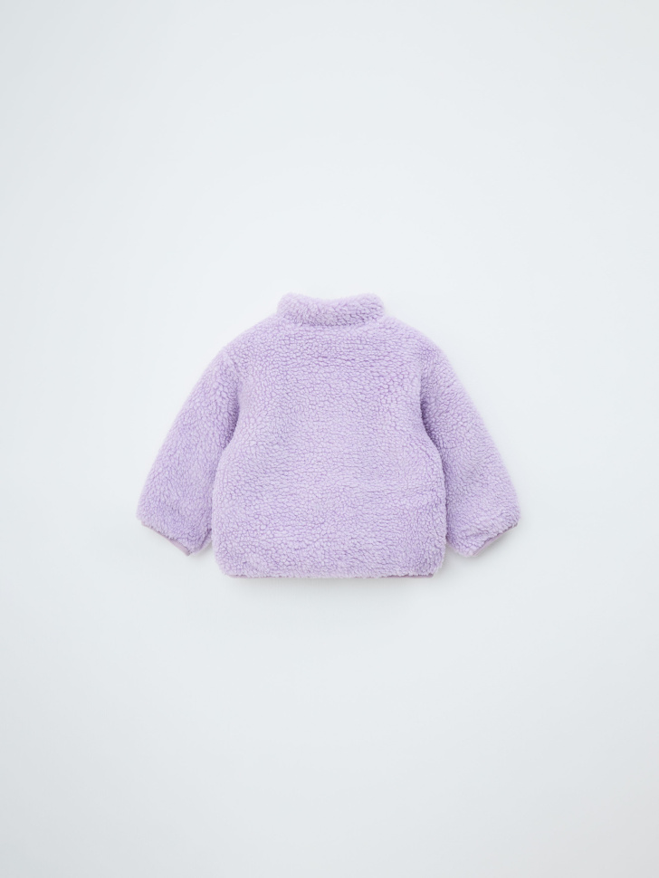 Утепленная куртка и искусственного меха для малышей - фото 4