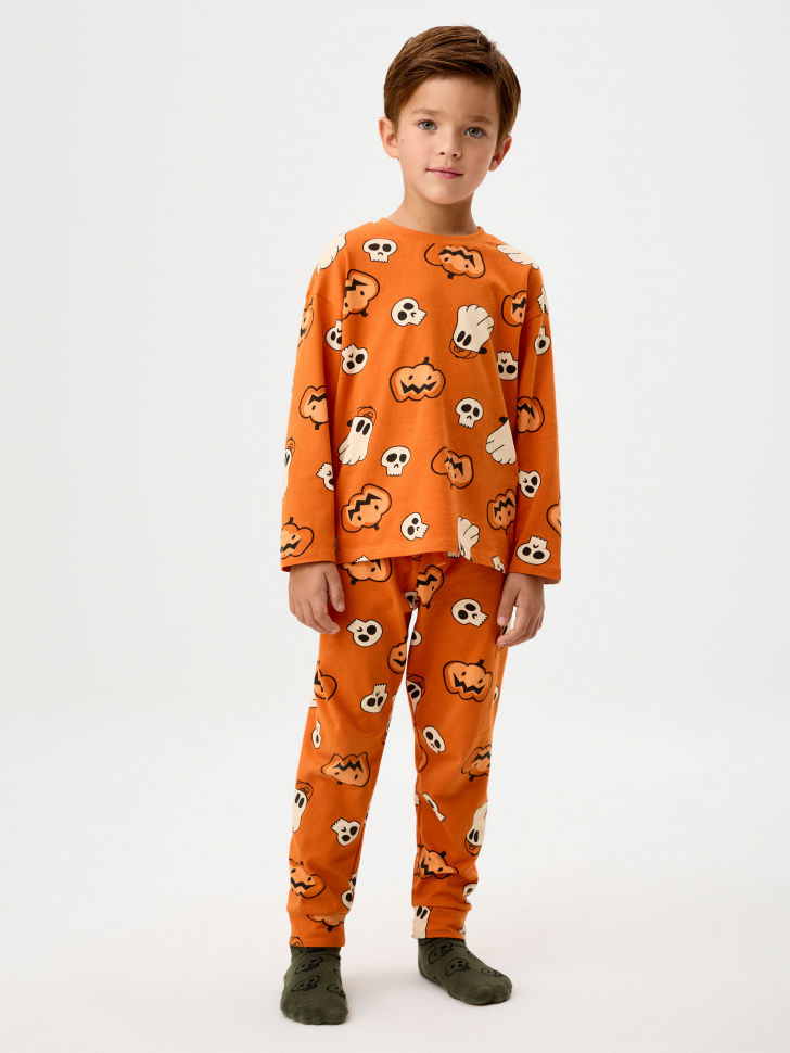 Пижама с принтом Halloween для мальчиков