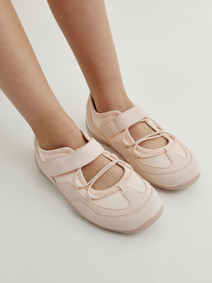 балетки в спортивном стиле для девочек 4610517752482 фотография