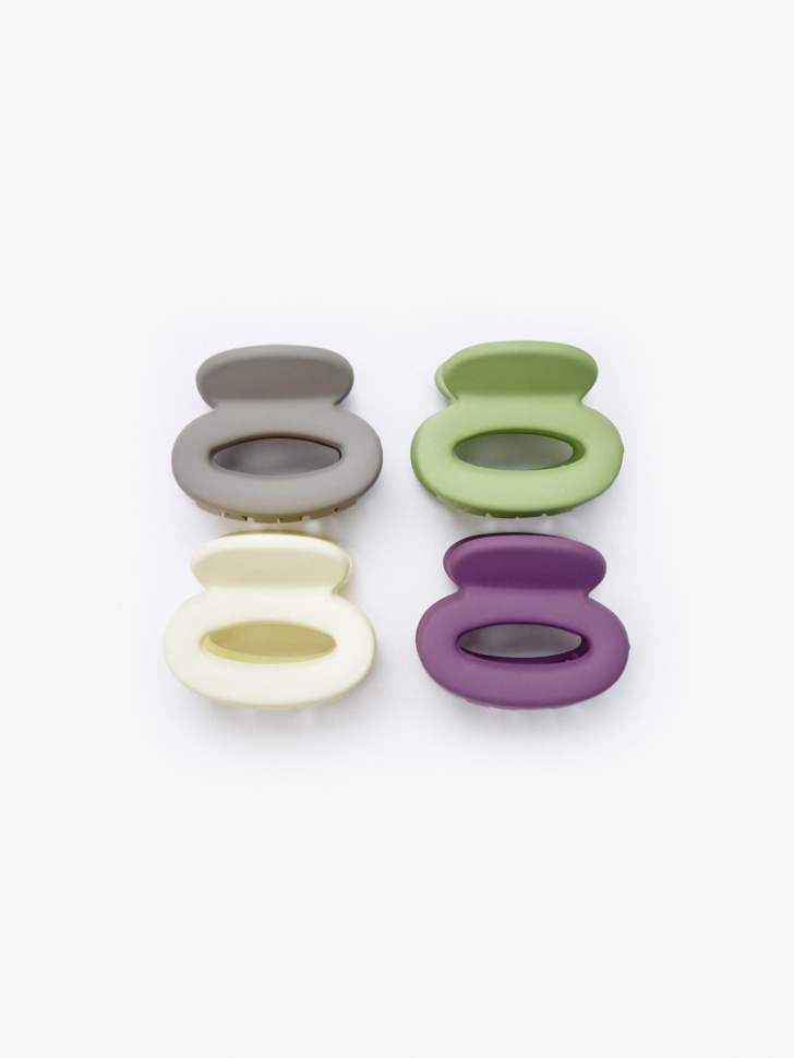 Набор заколок-крабиков Sela для девочек, разноцветный, арт. 43058