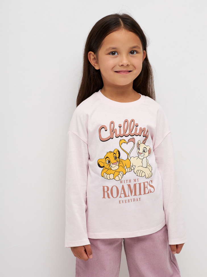 

Лонгслив с принтом Disney The Lion King для девочек, Розовый