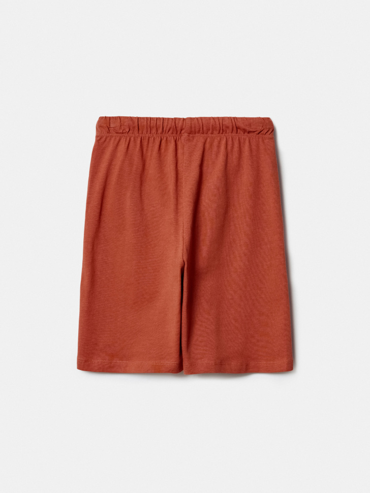 трикотажные шорты с принтом для мальчиков по цене 699 руб вид справа