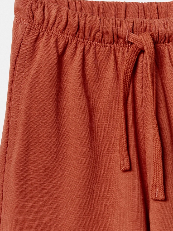 трикотажные шорты с принтом для мальчиков из россии вид сбоку