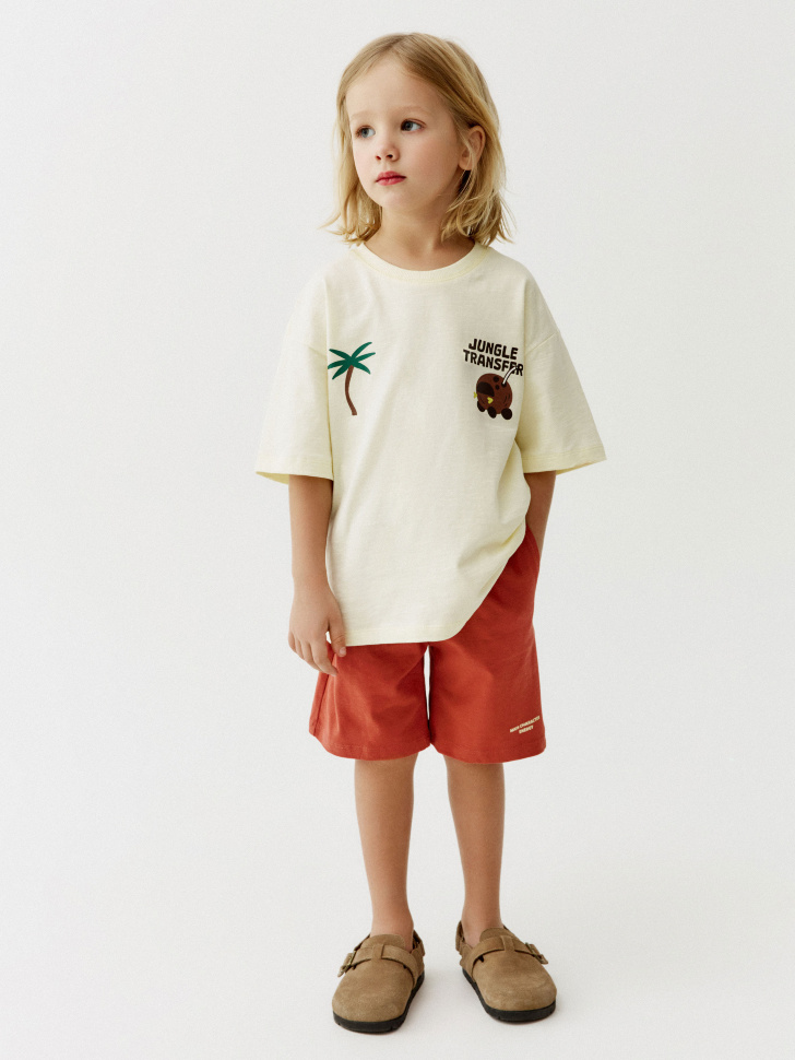 трикотажные шорты с принтом для мальчиков 4610517990815 фотография