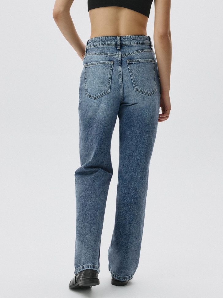 Джинсы 411 WIDE LEG из органического хлопка. Фото №3