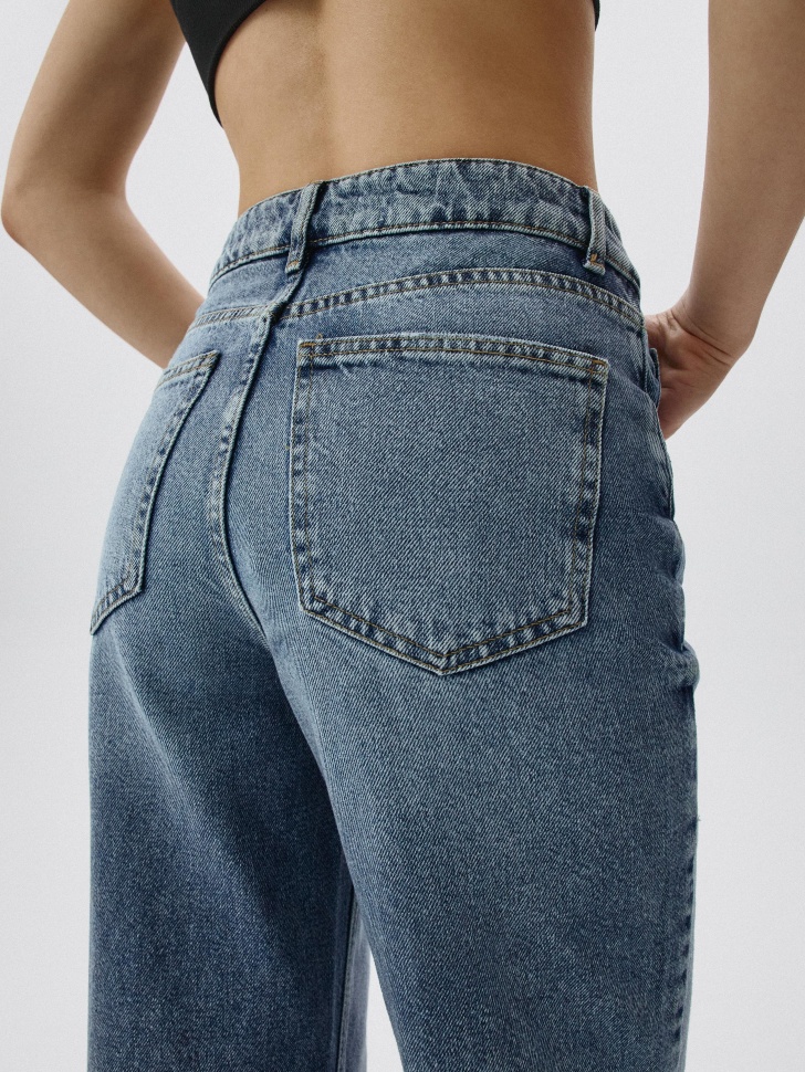 Джинсы 411 WIDE LEG из органического хлопка. Фото №6