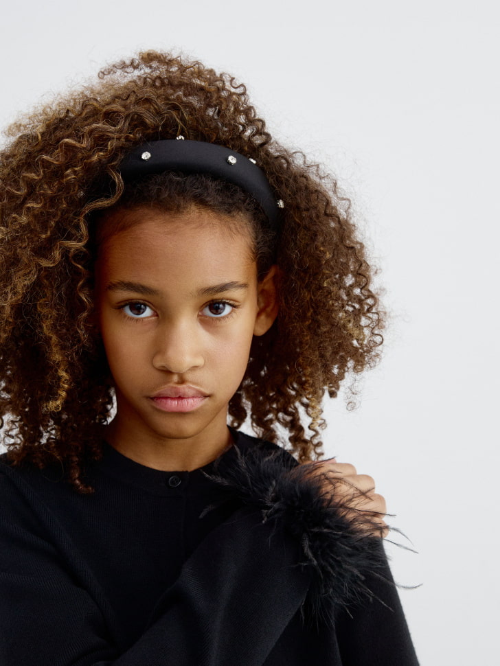 

Ободок с бусинами для девочек, SL5811172836