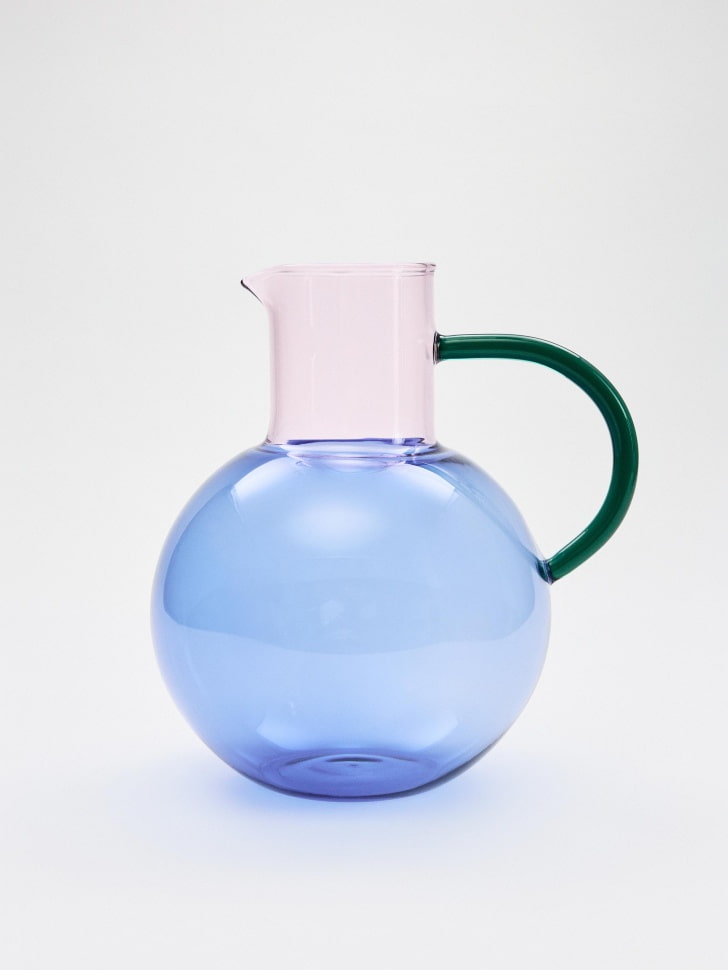 Стеклянный кувшин, цветной, арт. art123