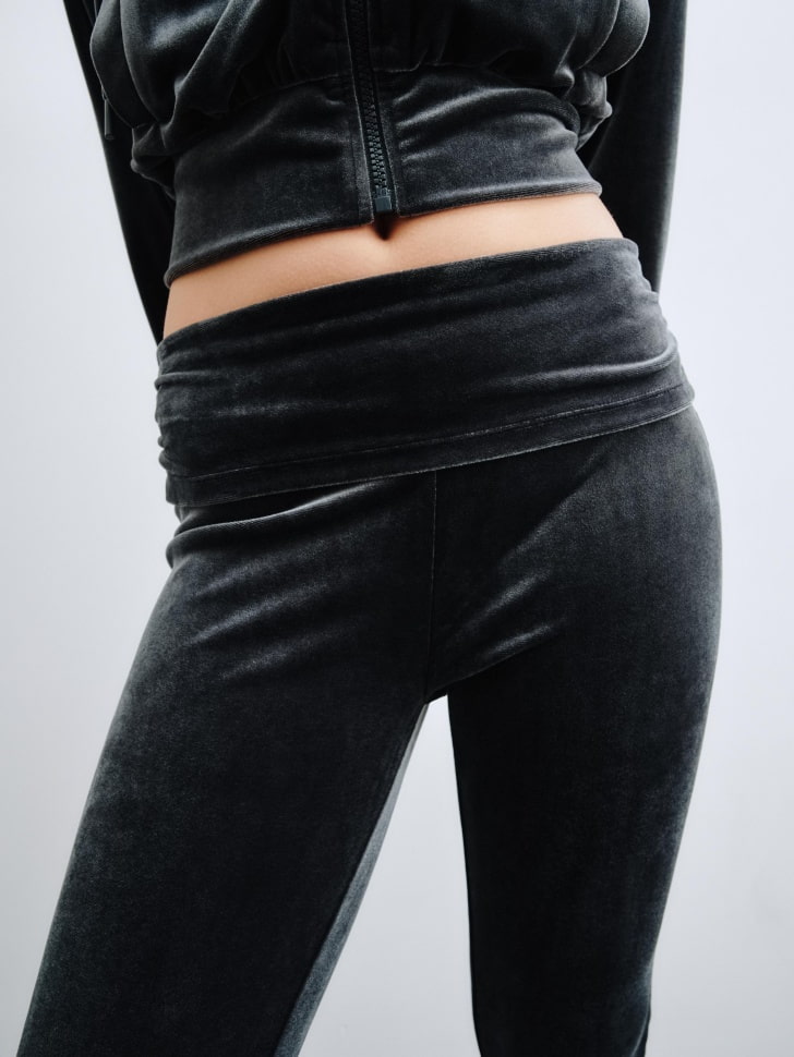 велюровые брюки клеш из линейки sela young 4610517288349 в интернет магазине