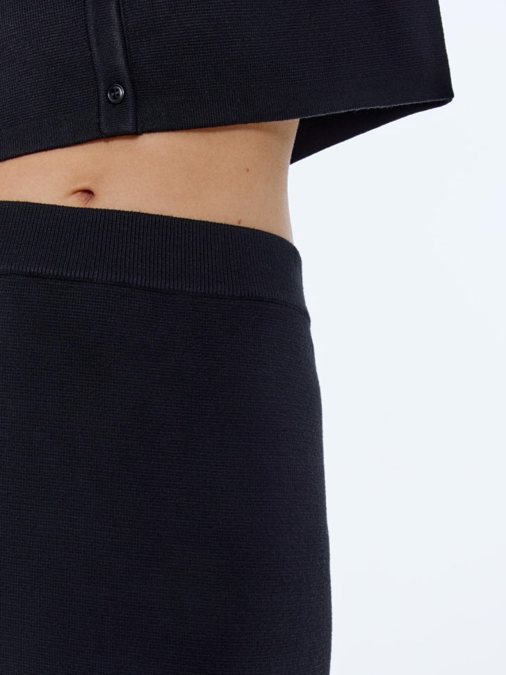 вязаная юбка миди с перьями 4680704162523 по низкой цене