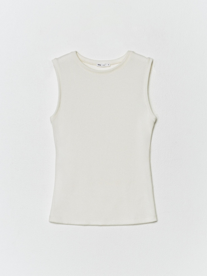 плотный топ с эффектом меланжа 4610517435903 по низкой цене