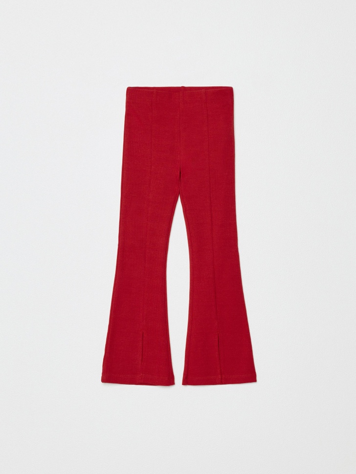 брюки клеш с разрезами для девочек из россии вид сбоку