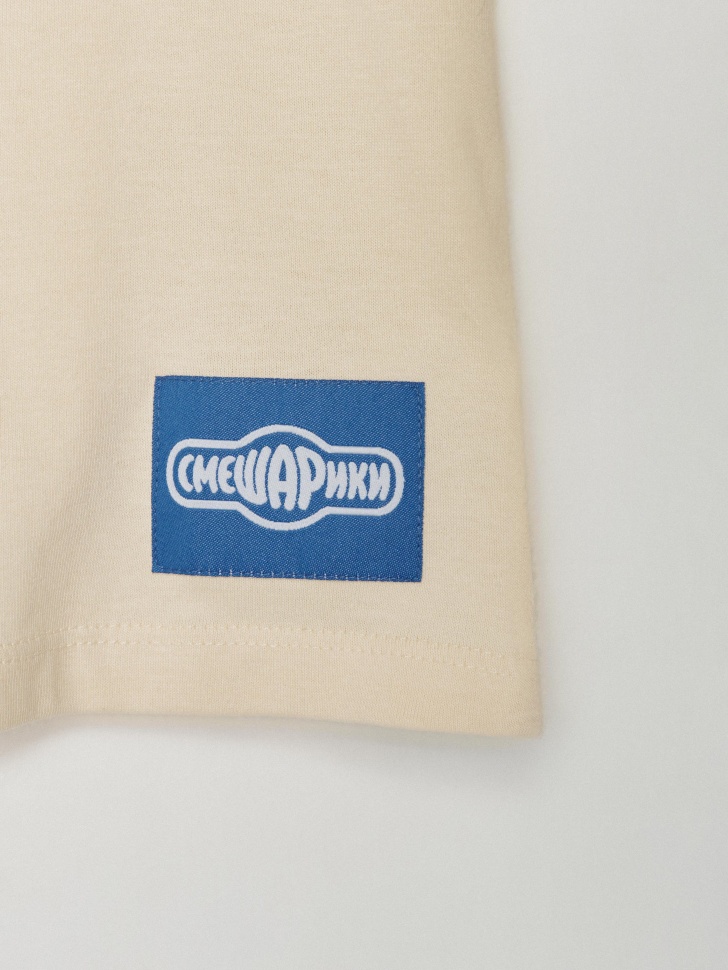 футболка оверсайз для мальчиков с принтом  x смешарики 4610517200532 с промокодом