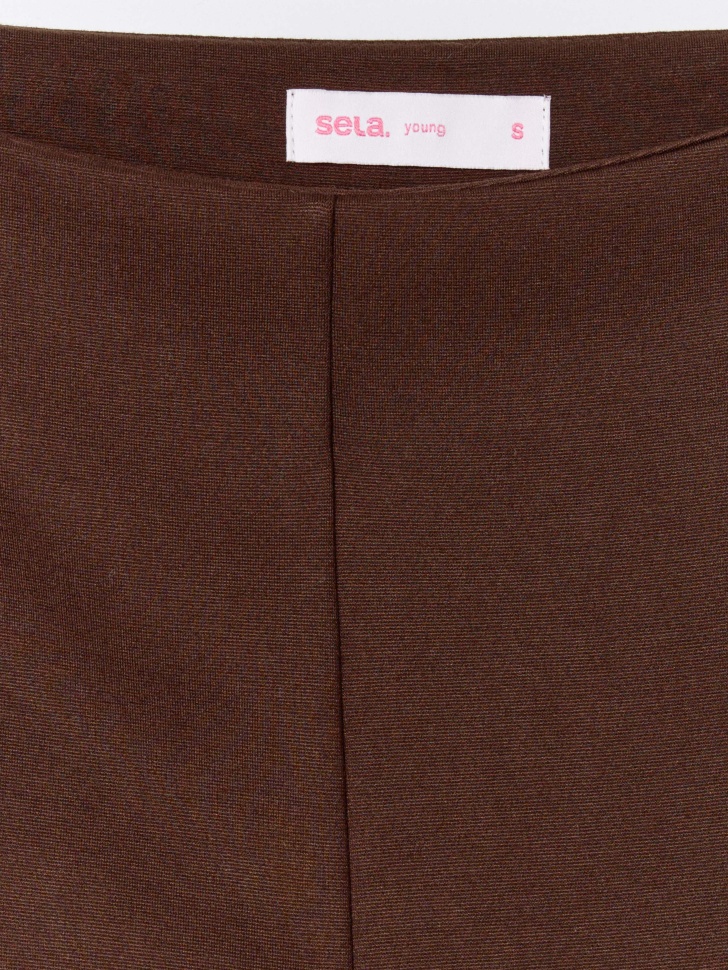 брюки клеш из линейки  young из вискозы спереди