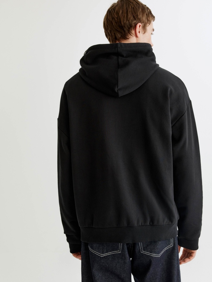 худи oversize fit с капюшоном по цене 3999 руб вид справа