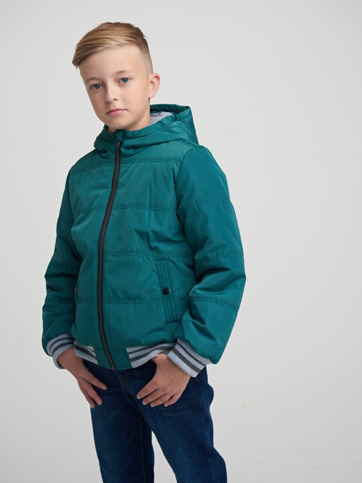 Куртка для мальчиков (зеленый, 14)