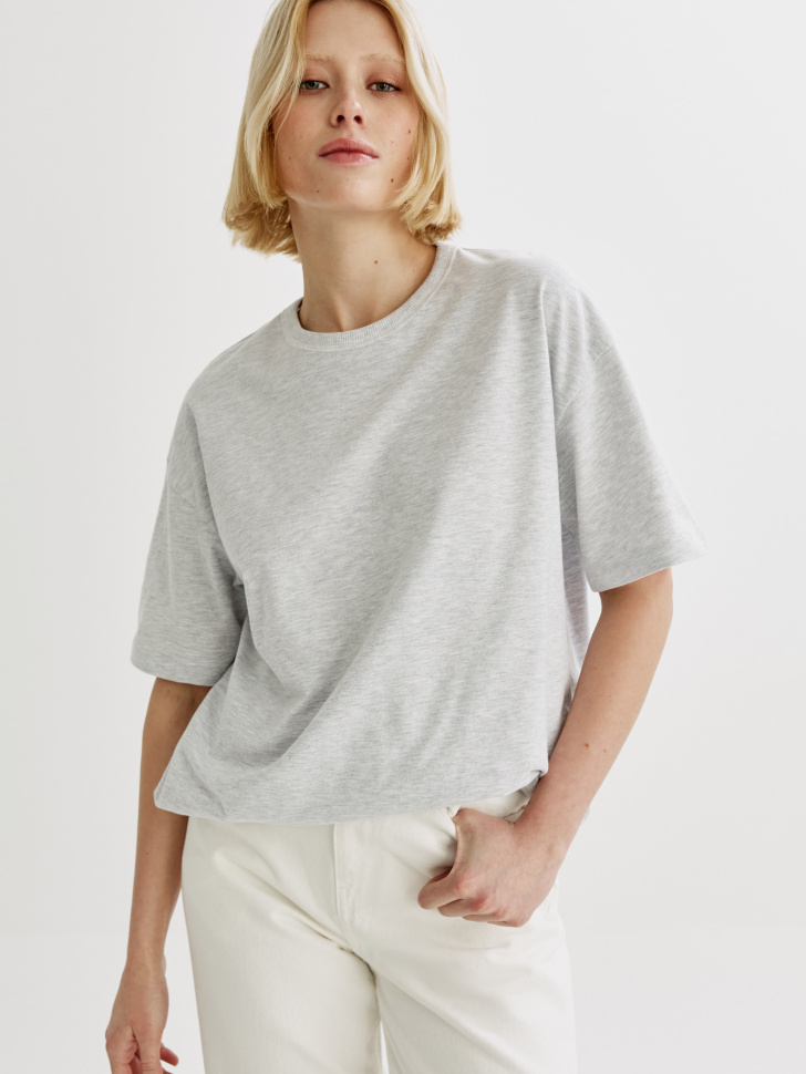 Футболка SELA MIRA OVERSIZE FIT, серый, арт. 43967