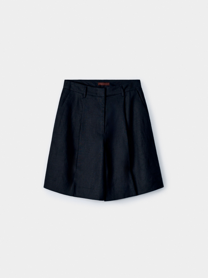 Шорты женские Sela лен, синий, арт. 52663