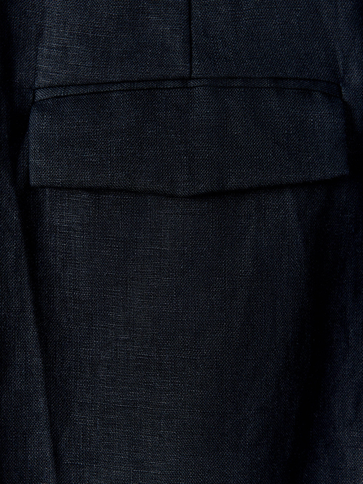 шорты из льна премиум качества по цене 4599 руб вид справа