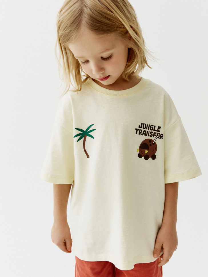 футболка оверсайз с принтом для мальчиков 4640611003845 фотография