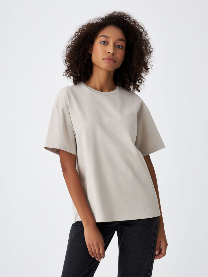 

Футболка KATE OVERSIZE FIT, Бежевый