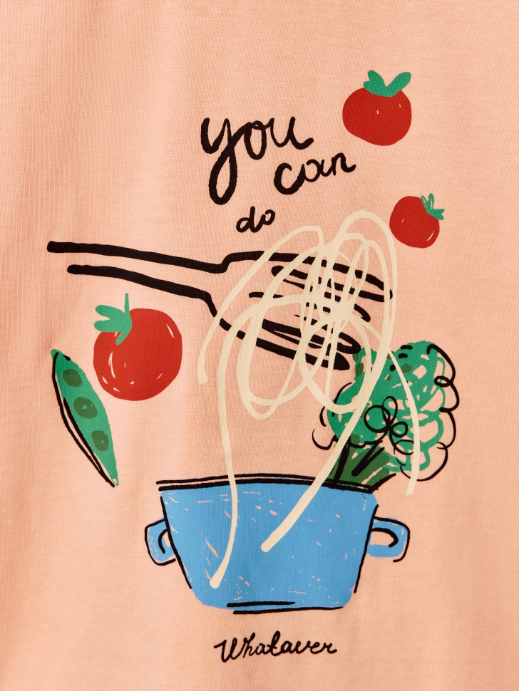 футболка с принтом для мальчиков из россии вид сбоку