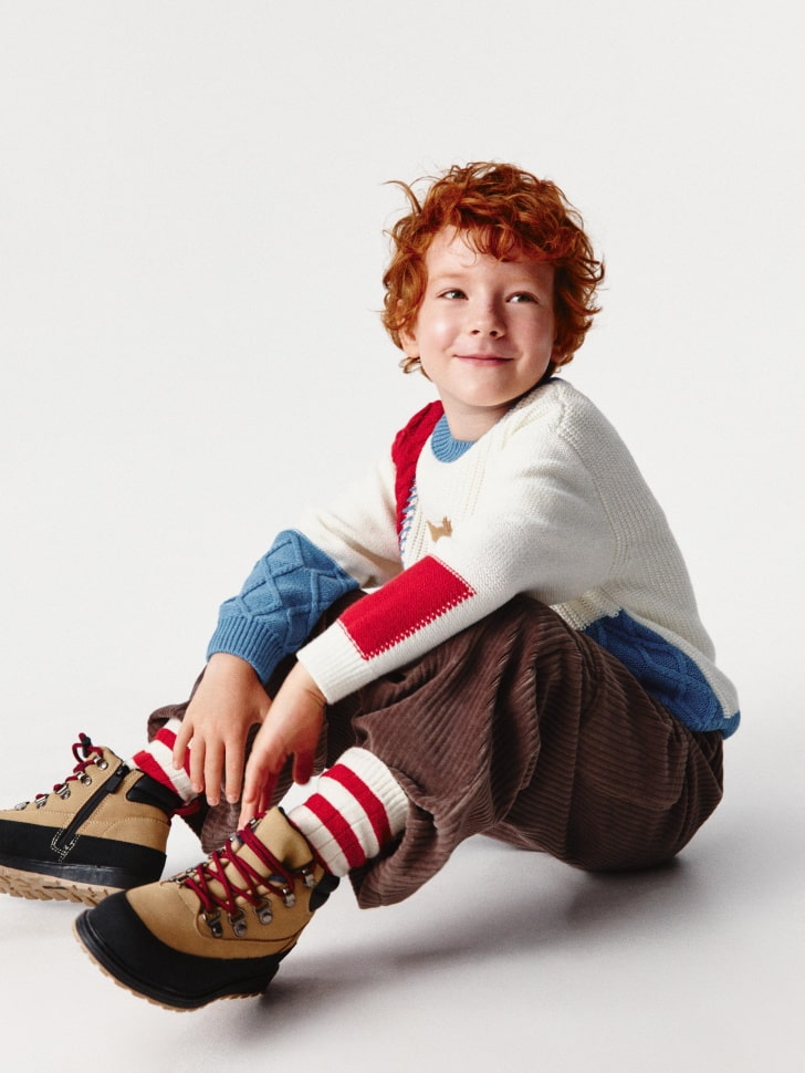 длинные вязаные носки детские 4680798684963 по акции