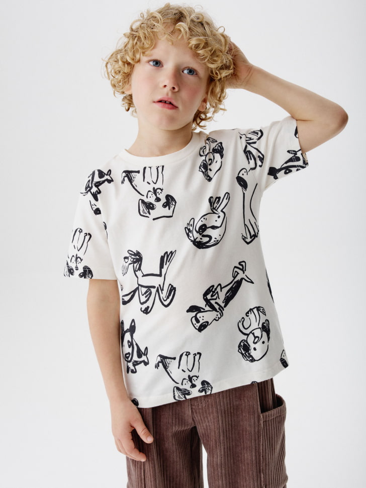 Футболка с принтом для мальчиков, арт. 3716