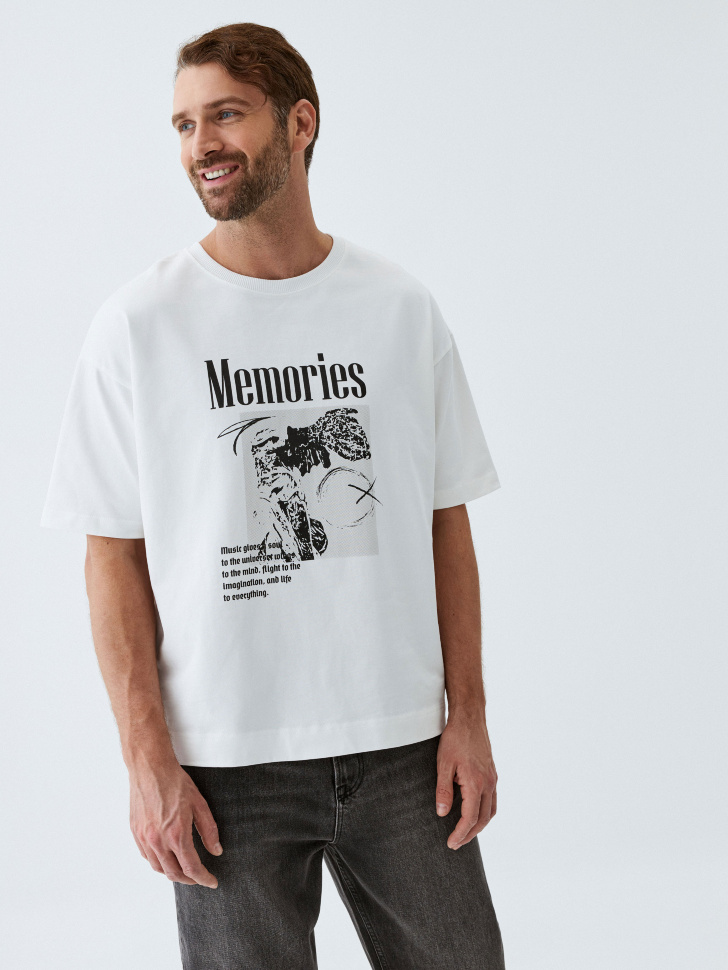 

Футболка OVERSIZE FIT с принтом