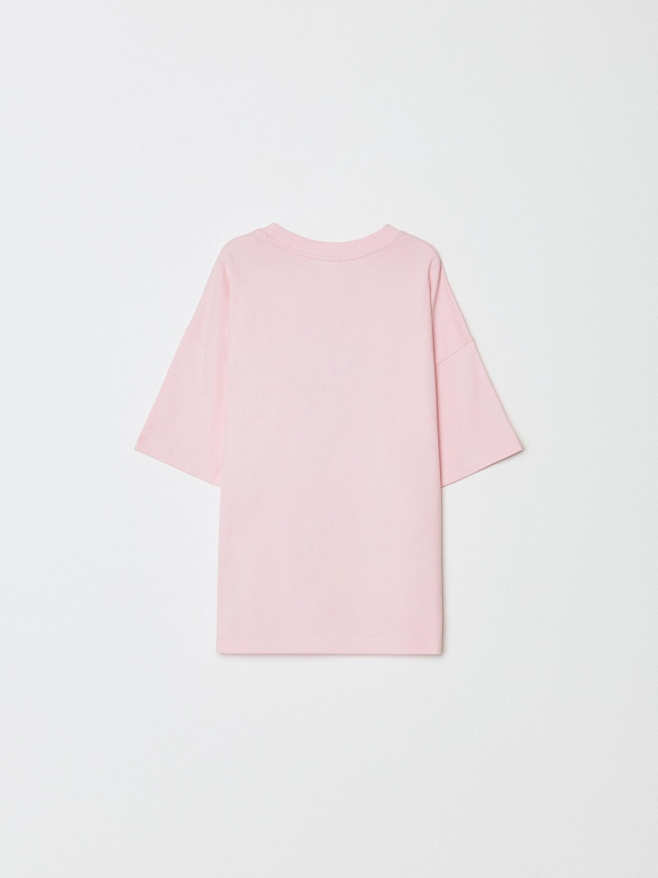 футболка оверсайз для девочек с принтом  x смешарики 4610517083449 по акции