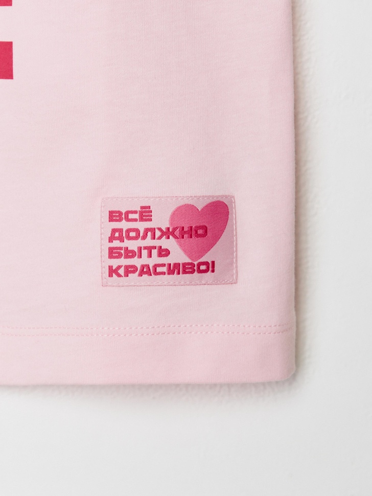 футболка оверсайз для девочек с принтом  x смешарики 4610517083449 с промокодом