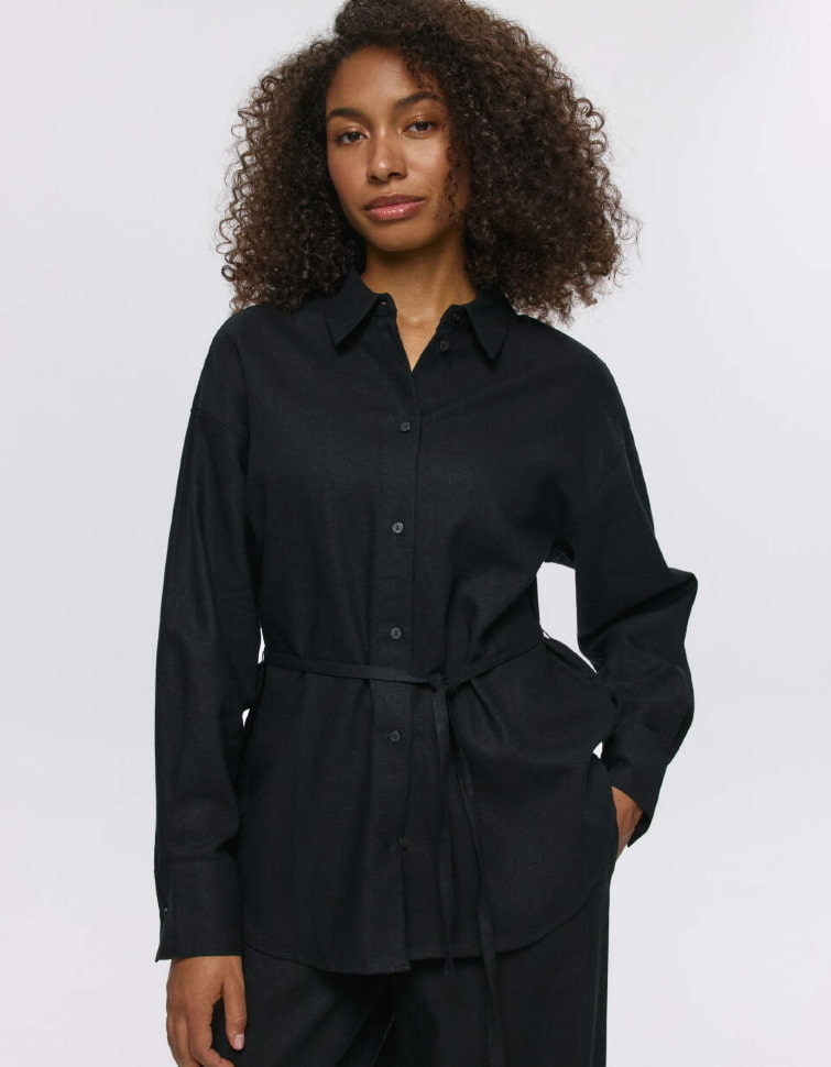 

Рубашка из смесового льна, 5805010530