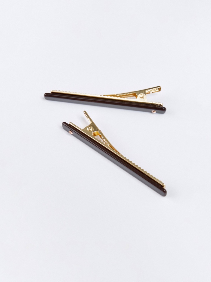 набор заколок для волос, 2 шт. от бренда sela вид слева