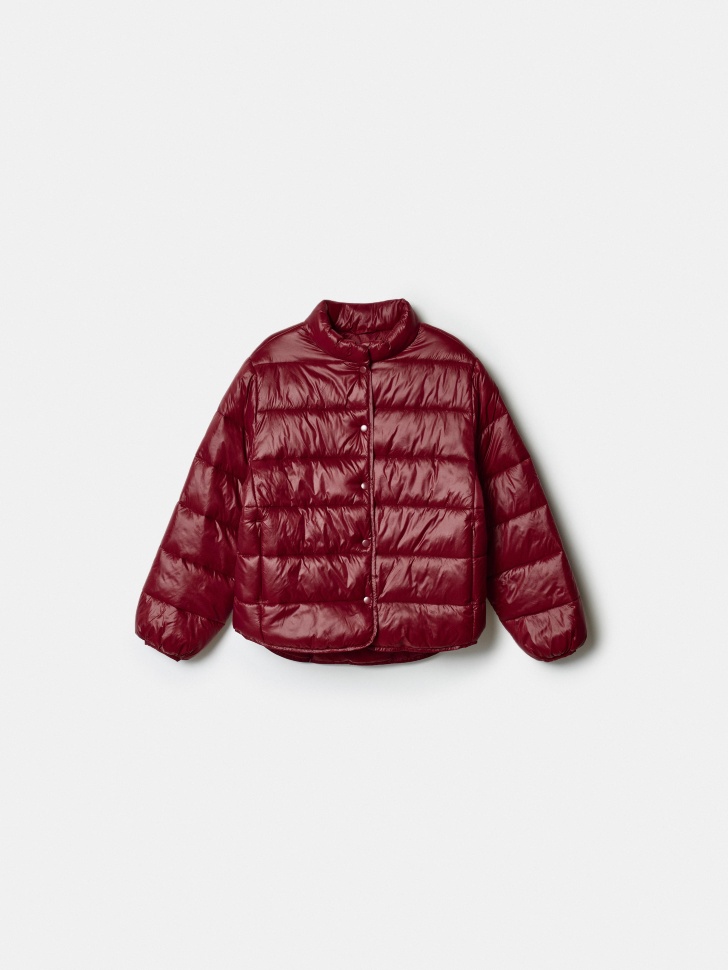 стеганая куртка для девочек из россии вид сбоку